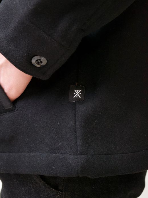 ROARK REVIVAL RJJ652 / "SHIPMAN" CPO SHIRTS JACKET / BLACK