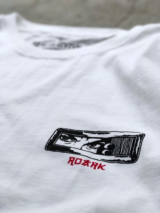 ROARK REVIVAL RTJD501 / "HIGH STAKES" TEE / WHITE