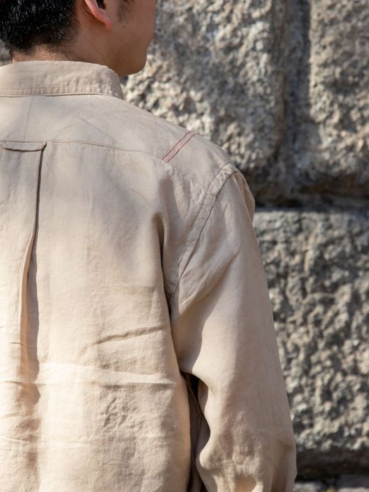 ANACHRONORM AN104 / WIDE B.D SHIRTS / Lt.BEIGE