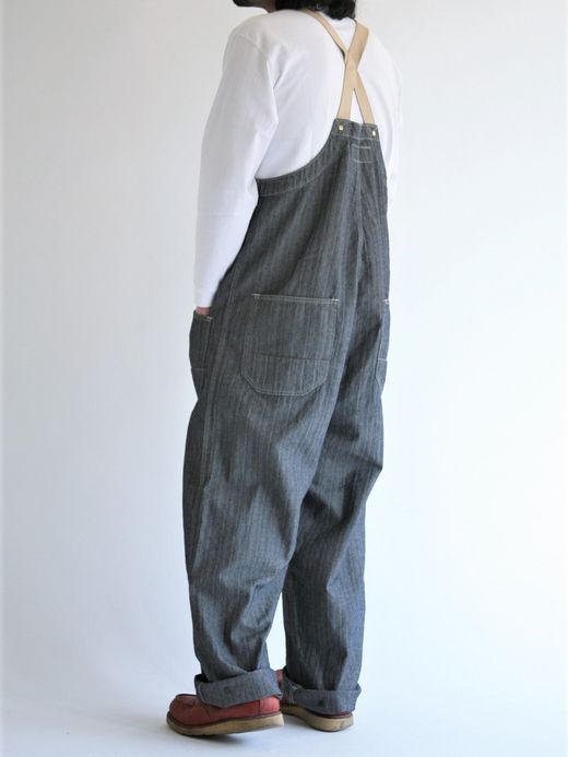 ANACHRONORM AN118 / DECK OVER PANTS / INDIGO ONE WASH