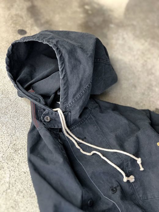 ANACHRONORM AN005 / HOODED PARKA COAT / BLACK