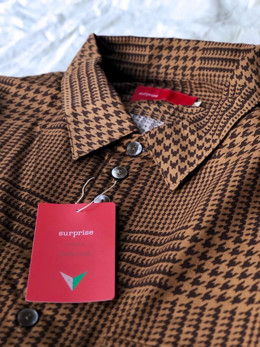 VOO VOO-919 / RELAX SUMMER SHIRTS / CAMEL GLENPLAID