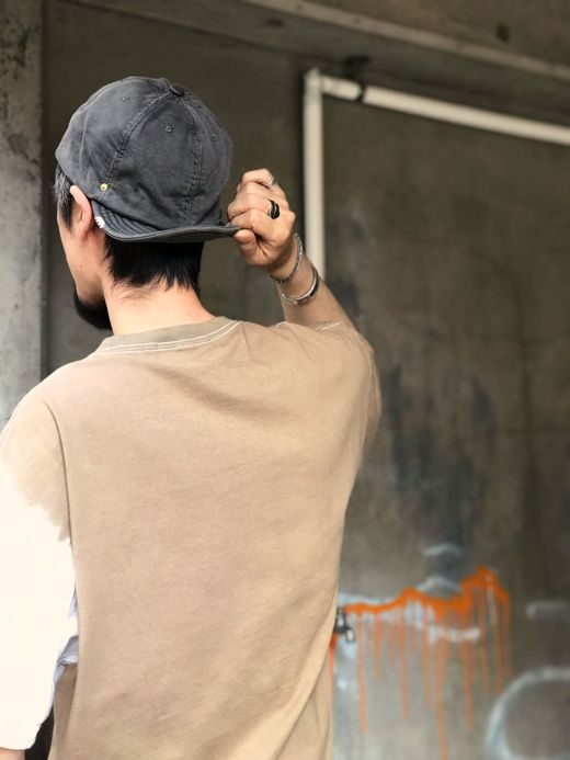 ANACHRONORM ANDC054 / PIGMENT BALL CAP / BLACK