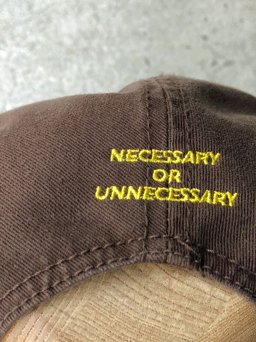NECESSARY or UNNECESSARY 90030241 / JET CAP/HEAVY STECHED / BROWN