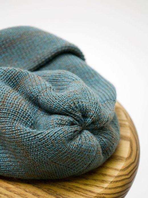 ROTOTO R5016 / BULKY WATCH CAP / L.BLUE/MOCHA