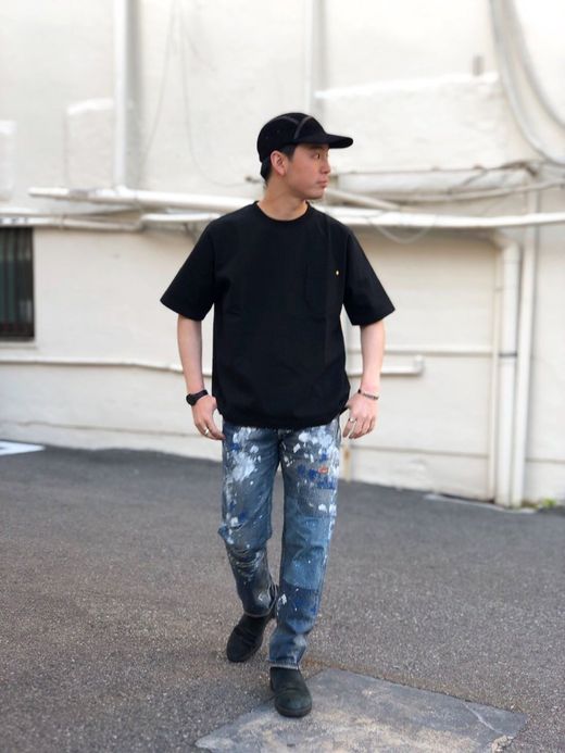 ANACHRONORM NM-TS03 / STANDARD HEAVY WEIGHT T-S / BLACK