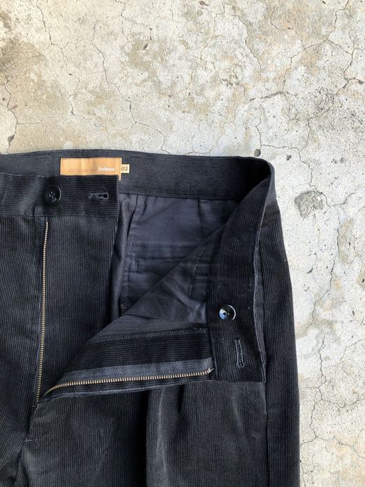 VOO VOO-955 / CORD SLACKS THICK / BLACK