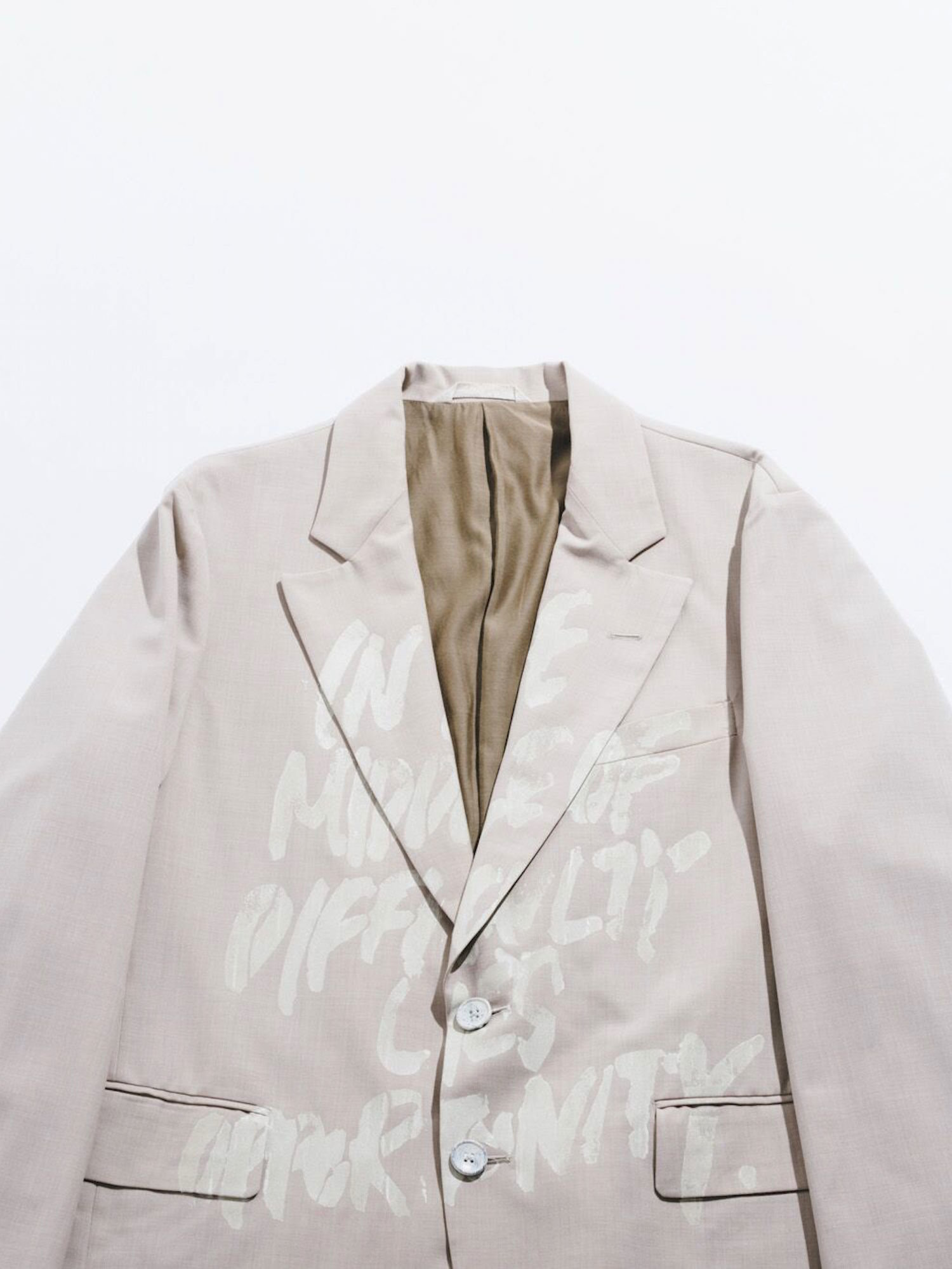 ANACHRONORM AN051-STCL / STENCIL TAILORED EASY JACKET