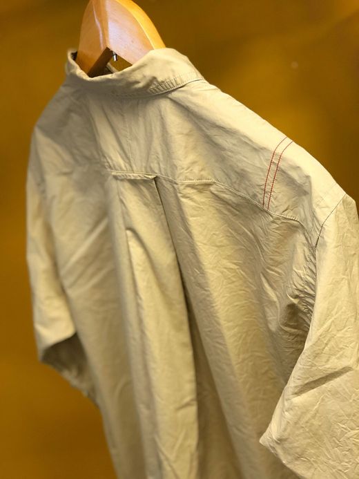 ANACHRONORM Ring Snap 1/2 Sleeve Shirt / beige