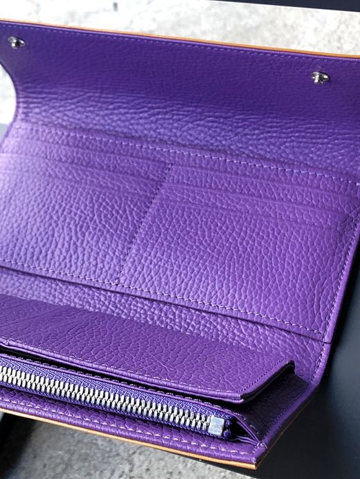 TSUNAIHAIYA BRINCADEIRA LONG WALLET / CAMEL PURPLE
