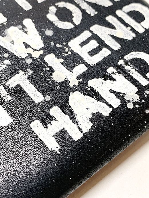 ANACHRONORM ANBB026-STCL / STENCIL COIN CASE / BLACK