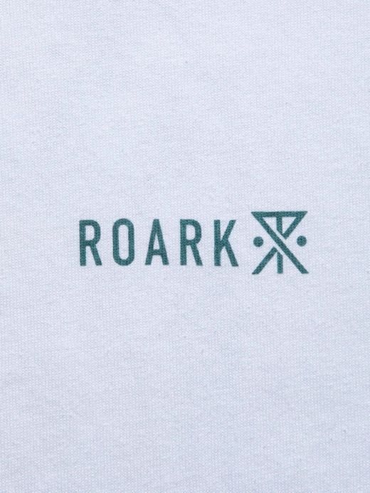 ROARK REVIVAL RTJC700 / "OPEN ROADS OPEN MINDS" TEE / WHITE