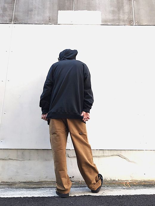 ALDIES Ultra Large Zip Parka / black