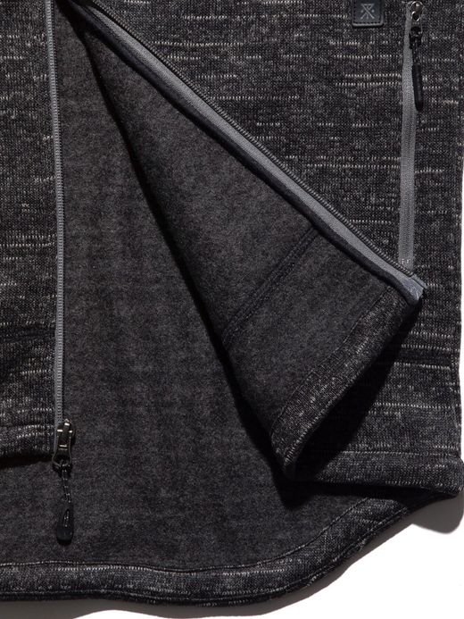 ROARK REVIVAL RF196 / ROADRUNNER ZIP FLEECE / CHARCOAL