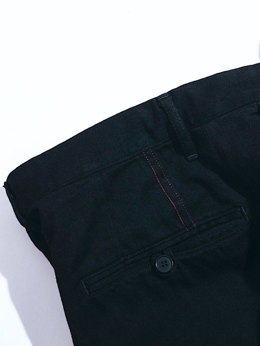 ANACHRONORM AN046 / OW DENIM TUCK WIDE PANTS / BLACK OW