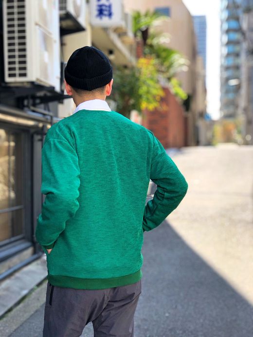 Spinner Bait 212LL / ライクリネンカーディガン / グリーン