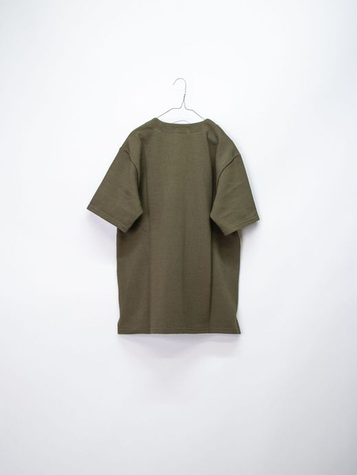 Spinner Bait 1132AK / アメリカンドライカノコワンボタンヘンリーネックTEE / アーミーグリーン