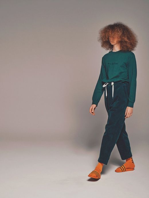 e.sen esenfw19p04 / THOMAS / DARK EMERALD CORDUROY