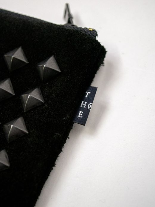 THE UNION TCL00083 / STUDS HALF WALLET / BLACK