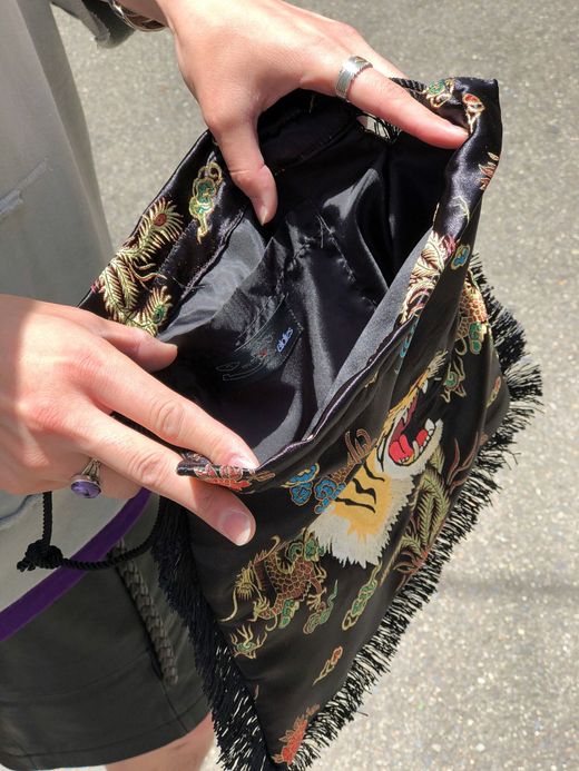 ALDIES Tiger Pudding Bag(S) / black
