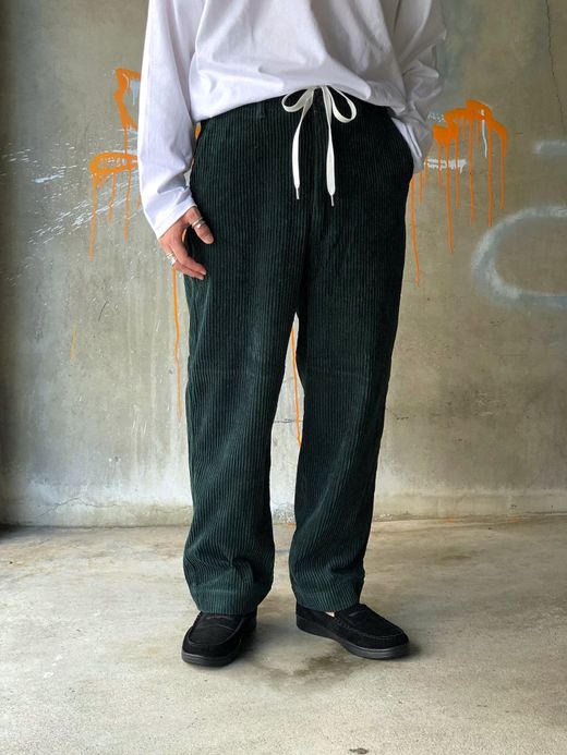 e.sen esenfw19p04 / THOMAS / DARK EMERALD CORDUROY