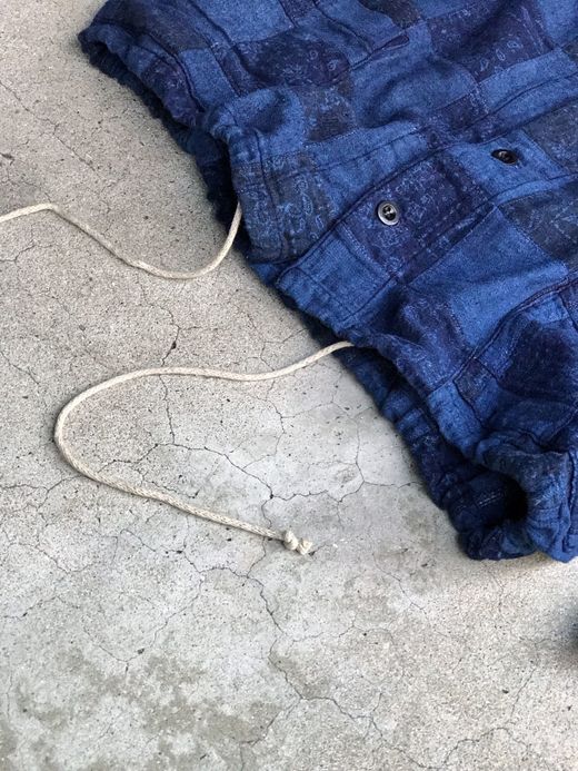 ANACHRONORM AN074-INDG / PATCH WORK COVERALL SHIRT / INDIGO