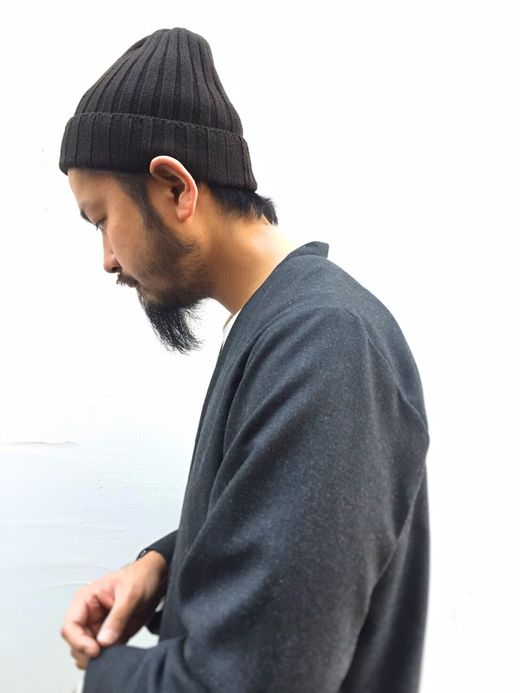 remilla リブニット帽 / DK.BRN
