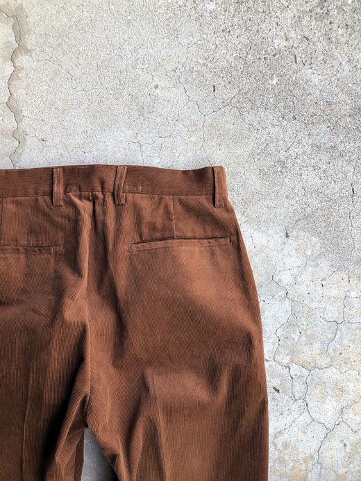VOO VOO-955 / CORD SLACKS THICK / BROWN