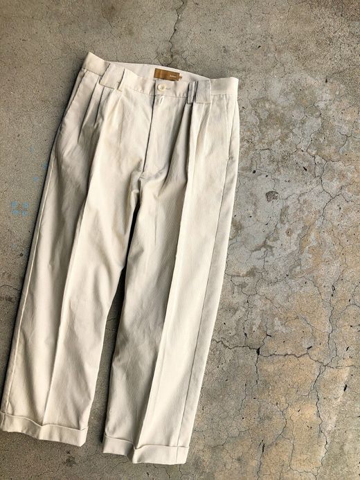 VOO VOO-955 / CORD SLACKS THICK / IVORY