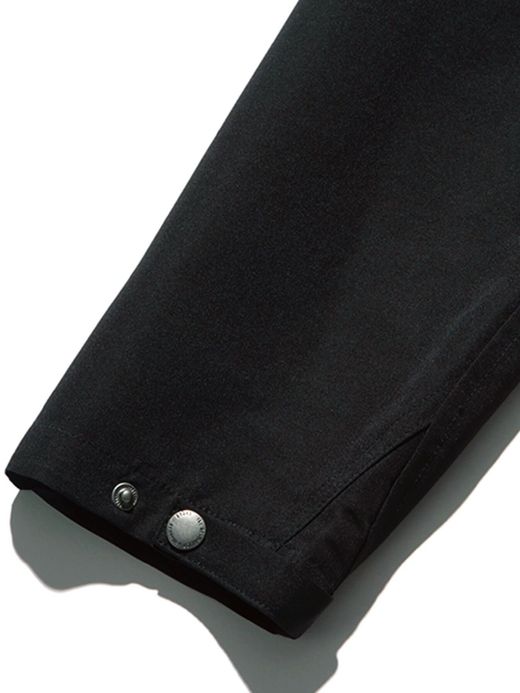 ROARK REVIVAL RJJ550 / HOODED COACHES JACKET / BLACK