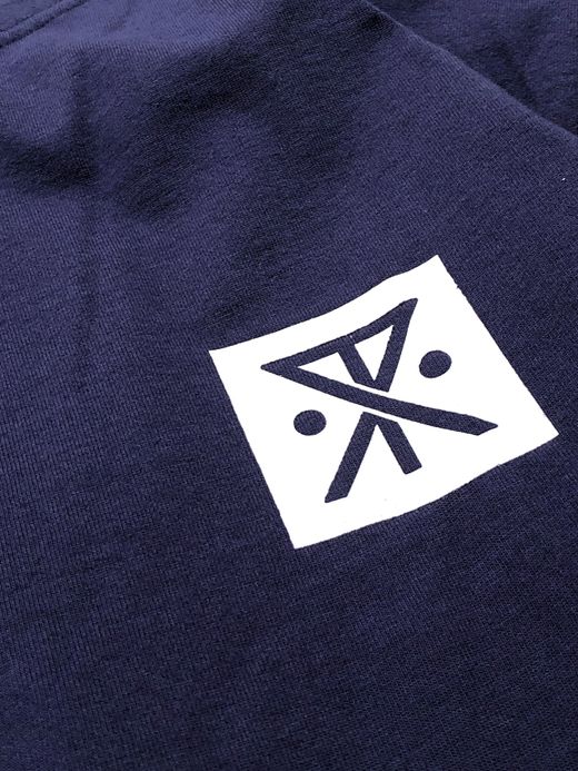 ROARK REVIVAL RTJD520 / "LARGE LOGO" TEE / NAVY