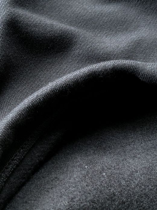 VOO VOO-950 / QUILT HOODY / BLACK