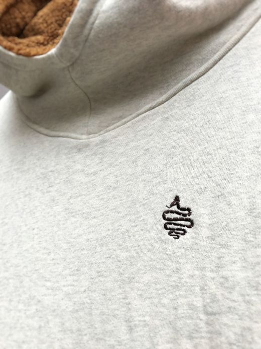 ALDIES Rib Swiching Big Parka / oatmeal