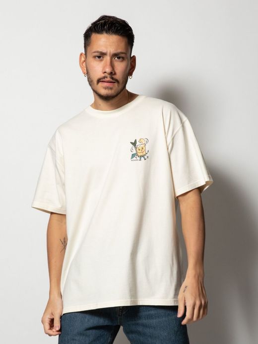 ROARK REVIVAL RTJD723 / "MOJITO" TEE / NATURAL