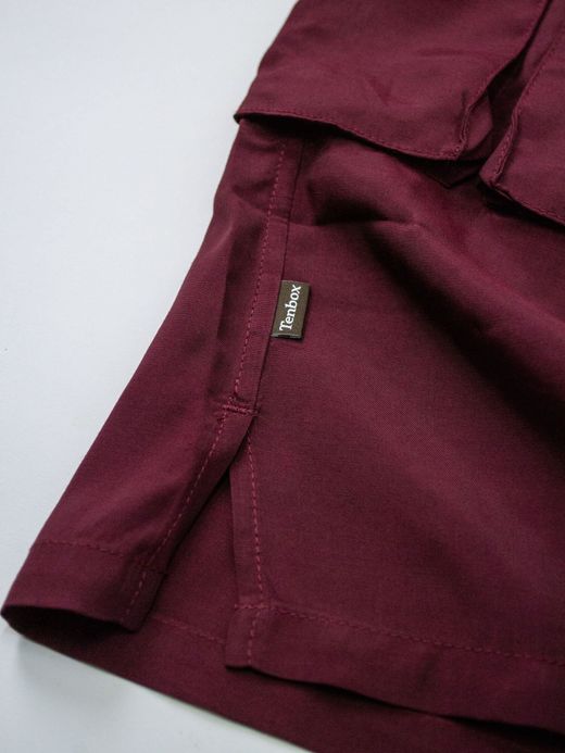 TENBOX DRUG DEALER SHIRT / BURGUNDY