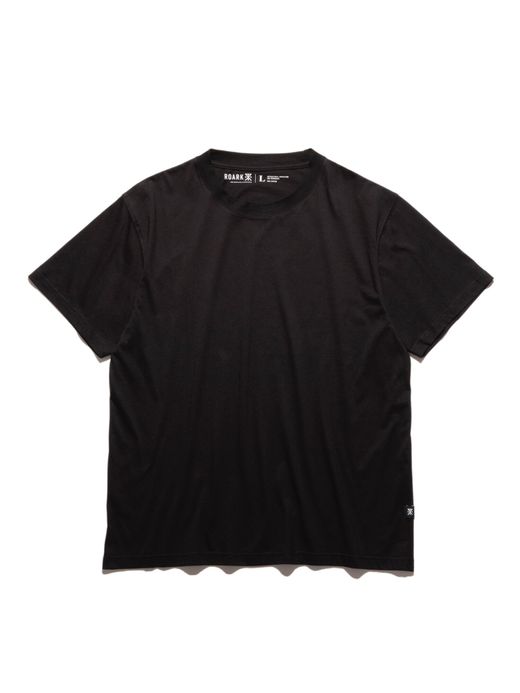 ROARK REVIVAL RTJPK700 / REUSE 2PACK S/S TEE - 抗菌防臭 / BLACK/BLACK