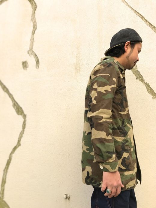 Happy Shirt Coat / woodland camo FLATBUSH（フラットブッシュ）公式オンラインサイト