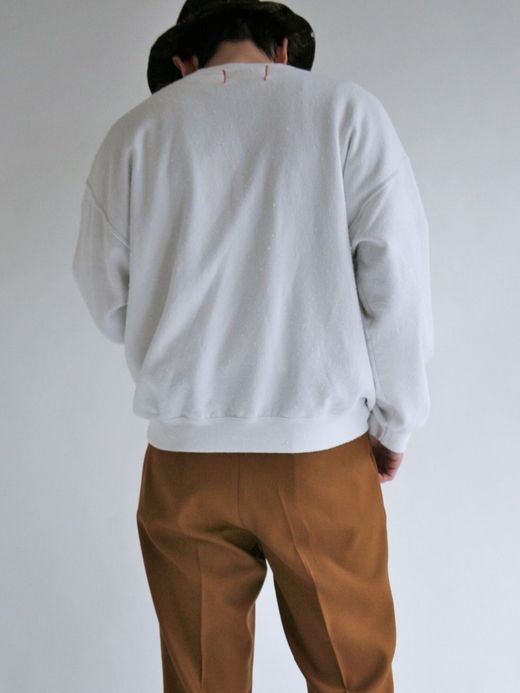 ANACHRONORM NM-SW04 / 50/50 NAPPING CREW SWEAT / WHITE