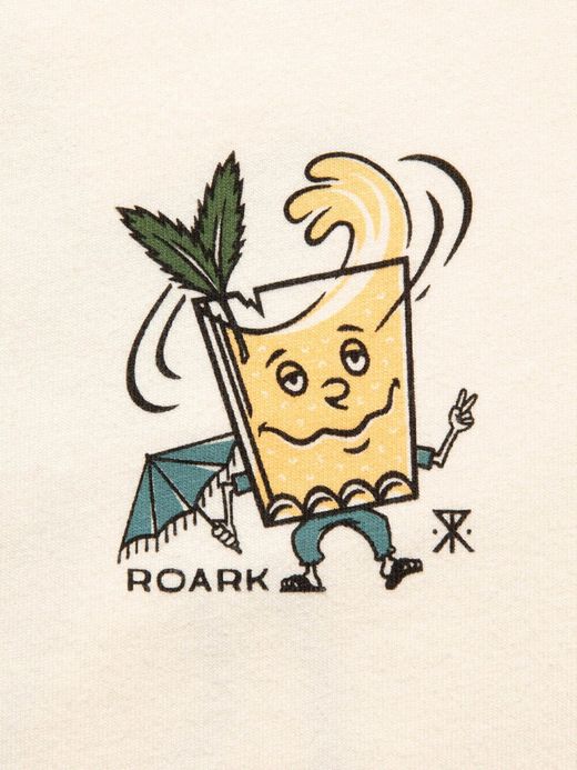 ROARK REVIVAL RTJD723 / "MOJITO" TEE / NATURAL