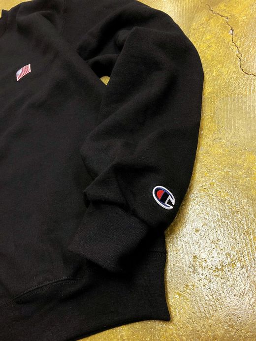 FLATBUSH Select American Flag Patch Crew SW / black