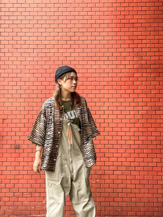 ALDIES A5003111 / LEOPARD SHIRT / BROWN