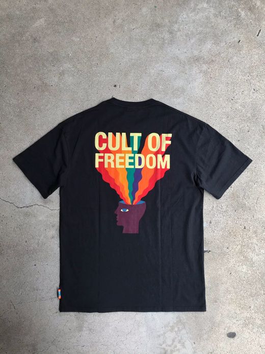 GLOBE GB01920017 / COF TEE / WASHED BLACK