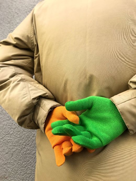  THE 1st SHOP × JM #1 Color Glove / orange×green　