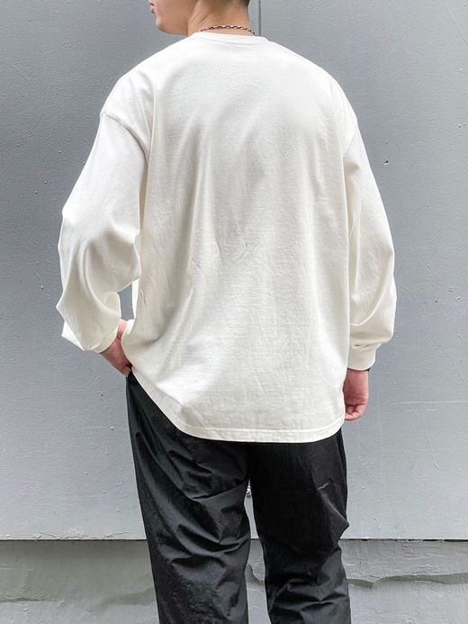 S.F.C SFCSS21CSO02 / BASIC L/S TEE / WHITE