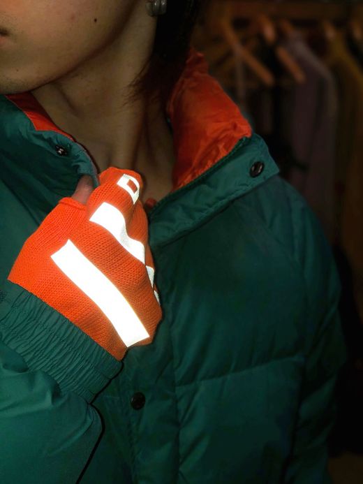 ROTOTO R5014 / REFLECTIVE SAFETY GLOVE / SAFETY ORANGE