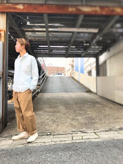 remilla シャンブレーデクトシャツ / 漂白色