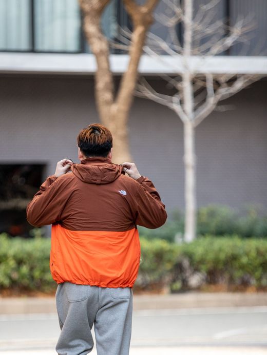 THE NORTH FACE NP71830 / COMPACT JACKET / フレームオレンジ×タートルブラウン