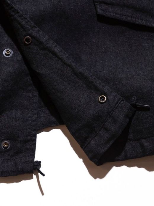 ANACHRONORM AN095 / LINEN FIELD JACKET / BLACK