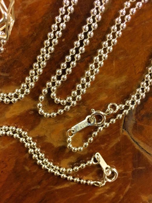 MAGIC THEATER Vector Cube -Skeleton- "S" Necklace / sterling silver