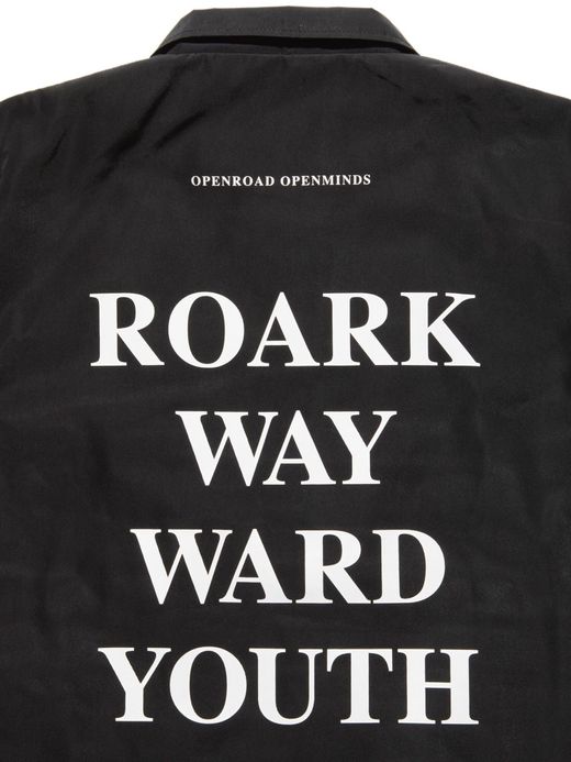 ROARK REVIVAL RJJ658 / WAYWARD YOUTH COACHES JACKET / BLACK